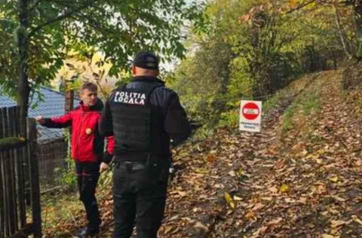 Biciclist rănit de cablu întins pe traseu pentru a opri intrarea străinilor