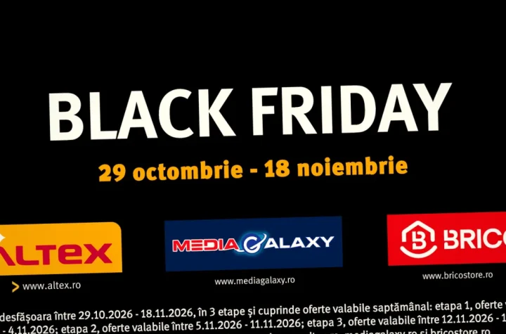 Black Friday la Altex, Media Galaxy și BRICO începe pe 29 octombrie