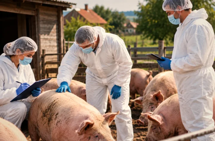 În Veseud, cinci porci au fost sacrificați din cauza pestei porcine africane