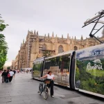 România, promovată în centrul Sevillei cu un tramvai decorat
